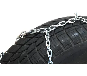 Compass Schneeketten SNOW12 X80 / Für Fahrzeuge bis 2200 kg / ÖNORM, TÜV/GS-geprüft / Glieder 23×12 mm / 2er-Set