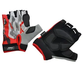 Rulyt Truly TOP NX3GEL Größe XL rot / Fahrradhandschuhe / Gelverstärkungen an den Handflächen / Schnellanziehsystem