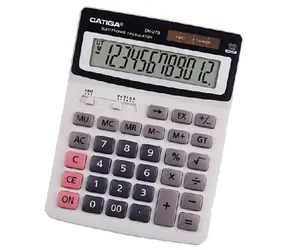 Catiga 278 / Tischrechner / 12-stellige Anzeige / eigener Speicher / Solar- und Batteriebetrieb