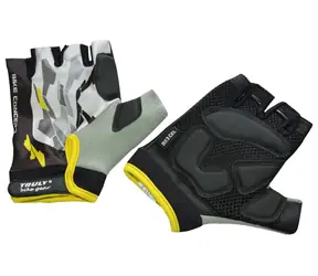 Rulyt TRULY TOP NX3GEL gelb, Größe L / Fahrradhandschuhe / Gelverstärkungen an der Handfläche / reflektierendes Element