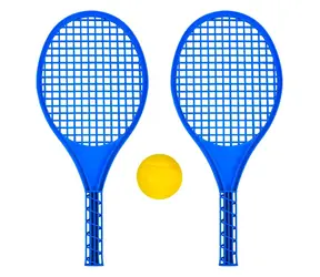 RULYT Lazy Tennisset Junior / 2× PVC-Schläger / EVA-Ball / 41x22x7 cm