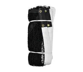 RULYT Tennisnetz, geknotet / 12,8 x 1,07 m / 3 mm Seil / Maschenweite 4,5 x 4,5 cm / Polyethylen