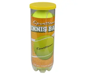 Sportteam Tennisbälle / 3 Stück / Polyesterfilz