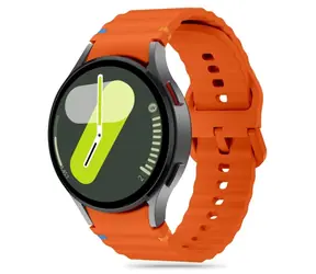 Tech-Protect Silikon-Sportarmband, orange, für Samsung Galaxy Watch 4/5/5 Pro/6/7/FE