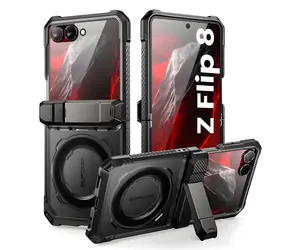 Supcase UB Grip Mag schwarz / Schutzhülle / für Samsung Galaxy Z Flip 8 / MagSafe
