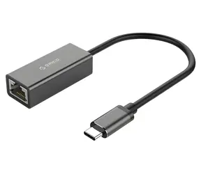 Orico XC-R45-V1 schwarz / Netzwerkadapter / USB-C / RJ45 / Gigabit-Ethernet