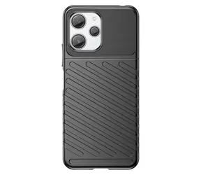 Hurtel Thunder Hülle schwarz / Schutzhülle / XIAOMI Redmi 12