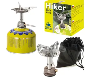 Meva HIKER / Gaskocher / für Gaskartusche (Ventil und Gewinde) / Leistung 2,4 kW / Gewicht 70 g / Extrem leicht