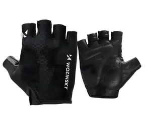 Wozinsky WRR-01M schwarze Fahrradhandschuhe / Größe M