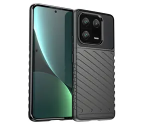 Hurtel Thunder Hülle schwarz / Strapazierfähige Silikonhülle / Xiaomi 13 Pro