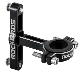 Rockbros KS-416 schwarz / Flaschenhalteradapter / Aluminium / Verstellbar