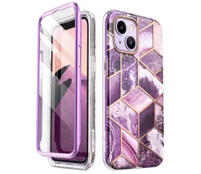 Supcase Cosmo iPhone 14 PLUS Hülle in Rosa Marmor / Schutzhülle