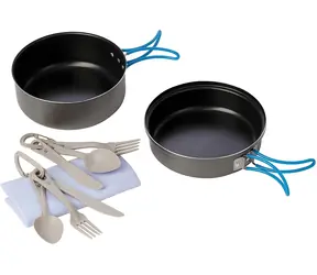 Meva Tourist Besteckset für 2 Personen / Geschirrset / Camping