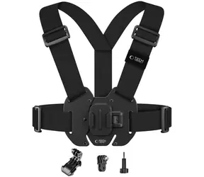 Tech-Protect GA100 schwarz / Brustgurt / GoPro & DJI