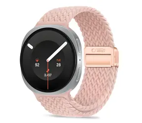 Tech-Protect NylonMag pinkes Armband für Samsung Galaxy Watch 40/44/46 mm