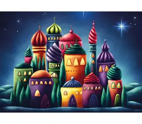 YAZZ Puzzle Stern von Bethlehem / 1000 Teile / 68 x 48 cm