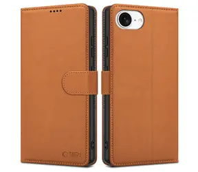 Tech-Protect Wallet braun / Brieftasche / Apple iPhone 16e