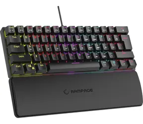 Rampage Plower K60 / Gaming-Tastatur / mechanisch / RMP Blue Switch