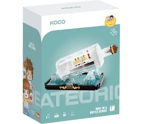 KOCO Boot in der Flasche: Titanic Mini-Bausatz / 918 Teile
