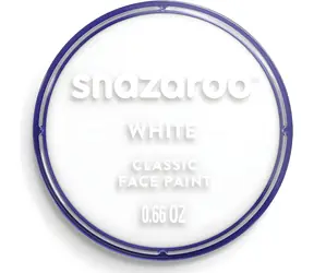 SNAZAROO Gesichtsschminke weiß / 18 ml / Karneval und Party