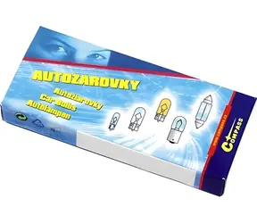 Compass Auto-Glühbirne C5W 12V/5W, 10 Stück, Fassung SV8.5 (11x38mm), Homologation E