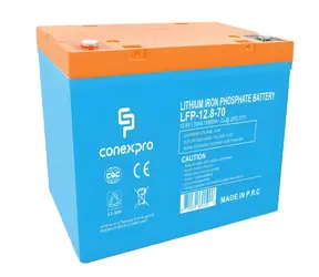 Conexpro LFP-12.8-70 / Akku / LiFePO4 / 12V / 70Ah / Bluetooth / T14
