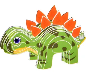 JOKOMISIADA 3D-Puzzle Stegosaurus / 36 Teile