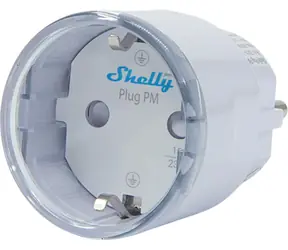 Shelly Plug PM Gen3 weiß / Intelligente Steckdose / Verbrauchsmessung / WLAN, Bluetooth / 16 A