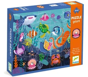 DJECO Puzzle Tactilo Meer / 24+8 Teile / ab 3 Jahren