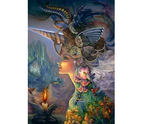 GRAPHICS Puzzle Mein Einhorn-Girl / 1000 Teile / 47,8 x 69 cm
