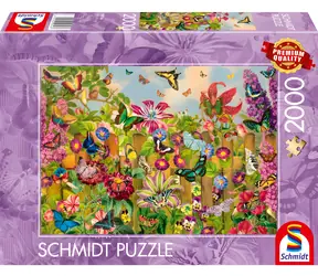 Schmidt Puzzle Bezaubernder Schmetterlingsgarten