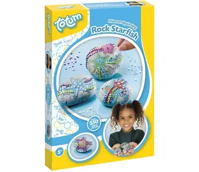TOTUM Kreativset Steindekoration / Kreativset / Glitzersteine / Glitzerkleber / Pinsel