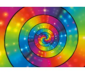 YAZZ Puzzle Spiral of Lights / 1000 Teile / 68 x 48 cm