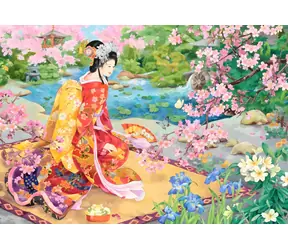 GRAPHICS Puzzle Haru No Uta / 1000 Teile / 69 × 47,8 cm