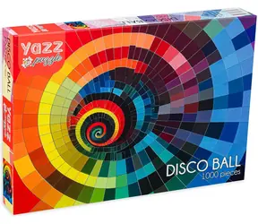 YAZZ Puzzle Discokugel / 1000 Teile / 68 x 48 cm