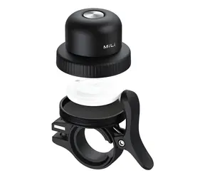 Ultron MiBell schwarz / Fahrradklingel / Bluetooth-Ortungsgerät / kompatibel mit Apple „Wo ist?“ / wasserdicht
