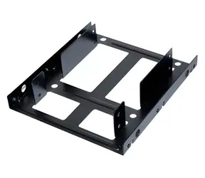 Ultron / Adapter für 2x 2,5"-HDD/SSD auf 3,5"-Einbauschacht / Metall / Schwarz
