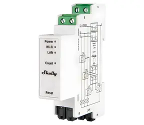 Shelly Pro 3EM 120A / Drehstromzähler / WLAN / Bluetooth / Matter / DIN-Schiene