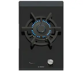 BOSCH Serie 8 PRA3A6I10 schwarz / Gaskochfeld / 30 cm / Wokbrenner / FlameSelect / elektronische Zündung