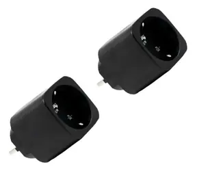 Shelly Plug M Gen3 schwarz / Intelligente Steckdose / Verbrauchsmessung / WLAN / Bluetooth / Matter Inhalt / 2 Stück
