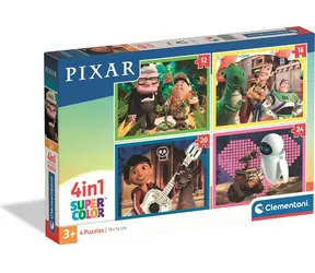 Clementoni Puzzle Pixar Märchen 4in1 / 12+16+20+24 Teile / ab 3 Jahren