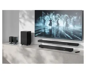 Sharp HT-SBW53121 Schwarz / 3.1.2 Soundbar / 394 W / Dolby Atmos / DTS:X / Bluetooth 5.3 / 2x HDMI