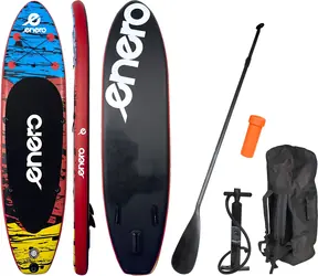 ENERO Paddleboard 300x76x15 cm / Aufblasbar / Inkl. Paddel / Tragfähigkeit 115 kg