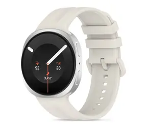 Tech-Protect Silikon-Evo-Armband beige / Armband / für Samsung Galaxy Watch 40/44/46 mm / Silikon