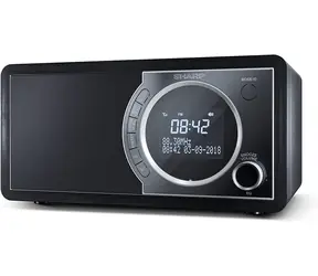 Sharp DR-450 schwarz / Tragbares Radio / 6 W / DAB+/FM / Bluetooth 4.2 / LCD-Display