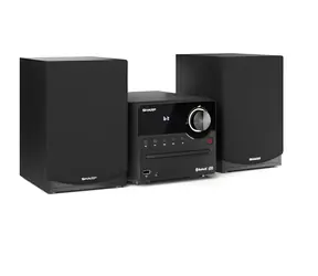 Sharp XL-B512 schwarz / Microsystem / 45 W / FM / BT 5.0 / CD / USB / 3,5 mm