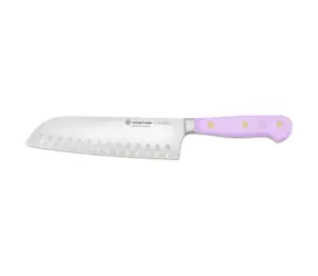 Wüsthof Classic Colour Purple Yam / Santoku-Messer / Hohlschliff / Klinge 17 cm / Stahl X50CrMoV15