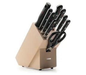 WÜSTHOF Messerblock CLASSIC light / 9-teilig / Buchenholz