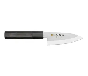 KAI SEKIMAGOROKU KINJU 10 cm / Deba-Messer / Einseitig geschliffen / 58/56 HRC / Griff aus Pakkaholz