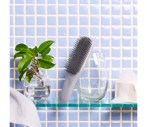 KAI KOBAKO Duschhaarbürste Grau / Haarbürste / Wasserdicht / Massageaufsätze